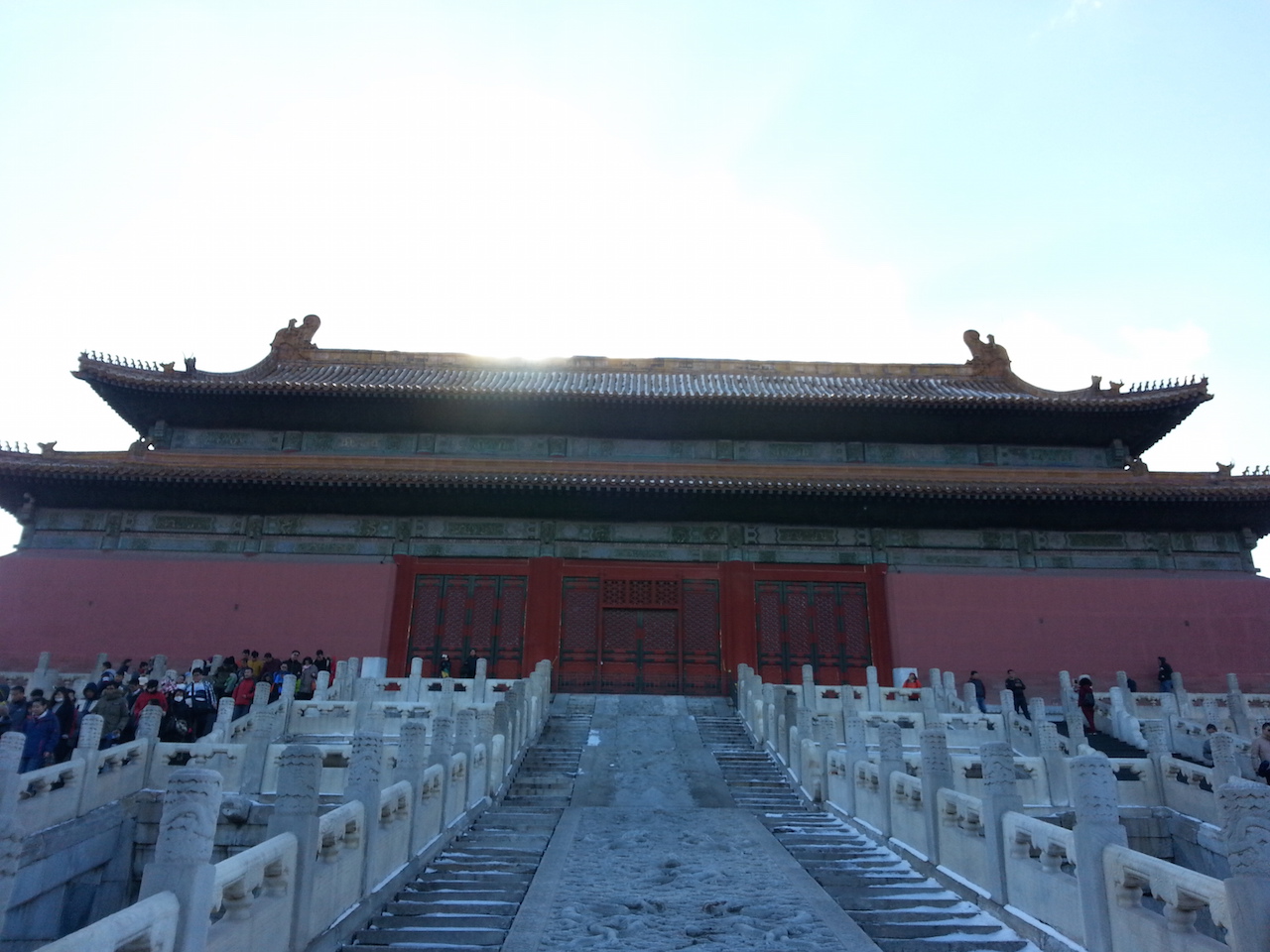 The north end of a Forbidden City Palace